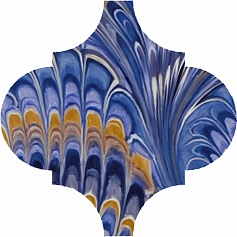 Керама Марацци Декор Kerama Marazzi VT\A624\65000 Арабески Венеция синий матовый синий 