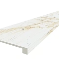 Ступени coliseumgres Канова/ canova Уайт Фронтальная 620070002817 Белый 33x120