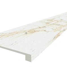 Ступени coliseumgres Канова/ canova Уайт Фронтальная 620070002817 Белый 33x120