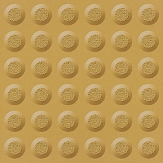 Керамогранит estima anb151 Авеню Бобблс yellow конус Тактильный рект. желтый 30x30