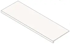 Ступени Италон Форум Стоун Петрол фронтальная 620070003132 серый 33x120