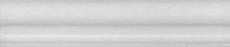 Керамическая плитка Бордюр Багет Мурано серый 3x15
