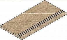 Ступени ОЛИВ СТУПЕНЬ ЗАКРУГ.ГРИП 30x60 ЛЕВ 30x60