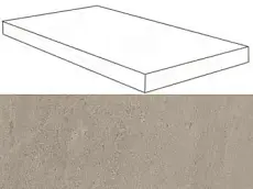 Ступени В. Сильвер Грей Угловая Левая 620070001126 33x60