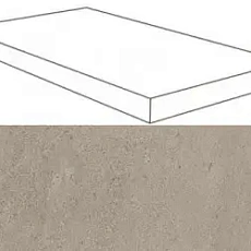 Ступени В. Сильвер Грей Угловая Левая 620070001126 33x60