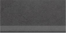 Ступени ступень фьорд черный обрезной 30x60