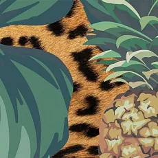 Керамическая плитка Декор Пальмейра 4 9,9x20