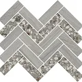 Керамическая плитка Декор kerama marazzi t042\sg5267 Монтиони мозаичный серый 34x35.5