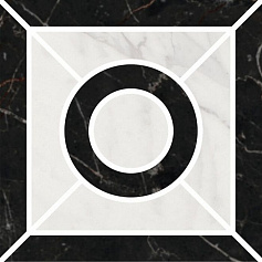 Керама Марацци Декор Фрагонар наборный чёрный чёрный для квартиры, для кухни, для ванной, для прихожей, для туалета