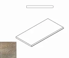 Керамогранит ЭМЕРАЛЬД БОРТИК 30x60 ЗАКРУГЛЁННЫЙ 30x60