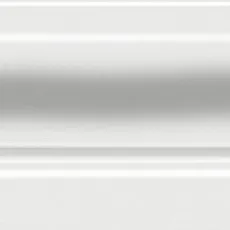 Керамическая плитка Плинтус Альвао белый 10x20