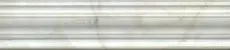 Керамическая плитка Бордюр kerama marazzi ble024 Багет Кантата белый глянцевый 5.5x25