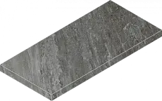 Ступени Италон Магма Графит Грип угловая левая 620070002974 серый 33x60