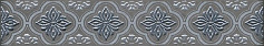 Керама Марацци Бордюр Марчиана серебро серебряный для ванной