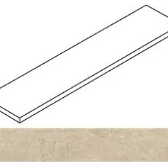 Ступени Атлас Конкорд Ринашенте Фьюжн Крета угловая левая 620070003252 бежевый 33x160