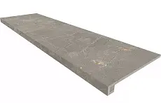 Ступени Комплект estima br03 bernini grey (Ступень 33x120 непол. прямоугол. бортик без насечек + Подступенок 14,5x120) 33x120