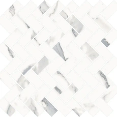 Мозаика Италон  Стелларис/ stellaris Статуарио Уайт Кросс 29,7Х31,5 30x30
