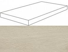 Ступени верити вайт угловая правая 33x120