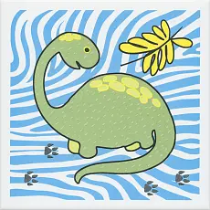 Керамическая плитка Декор kerama marazzi op\a227\5009 Динозаврики 2 матовый 20x20