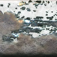 Керамогранит Декор Граффити металл серый светлый 9,9x20