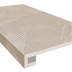 Ступени Комплект estima te01 Терра/ terra Беж (Ступень 33x120 Непол. Прямоугол. Бортик С Насечками + Подступенок 14,5x120) 33x120