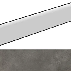 Керамогранит Миллениум/ millennium Блэк Плинтус 610130004072 7,2x60