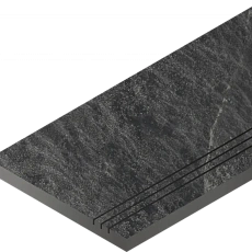 Бортик Италон Материя/ materia x2 Титанио Грип Правый 620090001212 Черный 30x120