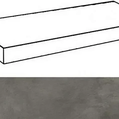 Ступени МИЛЛЕНИУМ БЛЭК СТУП.УГЛ.ЛЕВ 620070001295 33x80