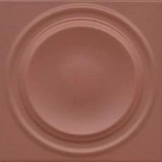 Керамическая плитка Декор kerama marazzi obe003 Аква Альта 2 красный матовый структура 20x20