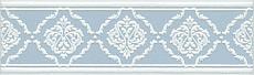 Керамическая плитка бордюр петергоф голубой stg\b562\6305 7,7x25