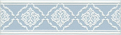Керама Марацци Бордюр Петергоф голубой STG\B562\6305 голубой для ванной