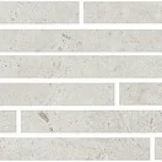 Мозаика Декор Карму мозаичный серый светлый 15x75