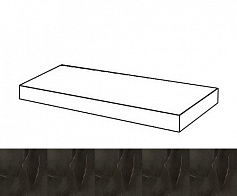 ColiseumGres Impero Tito Scalino Angolare Dx чёрный 