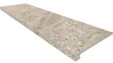 Ступени Комплект estima om02 ametis oceanmist beige (33x120 непол. прямоугол. бортик без насечек + Подступенок 14,5x120) 33x120