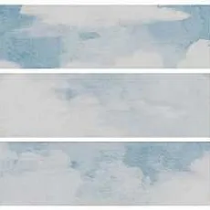 Керамическая плитка Декор Тракай 1 глянцевый 8,5x28,5