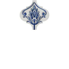 Керамическая плитка Декор Арабески Майолика 7 6,5x6,5