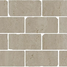 Керамическая плитка Бордюр kerama marazzi br034 Сан-Марко мозаичный бежевый матовый обрезной 26.5x46.5