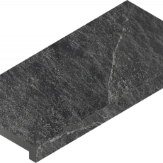 Ступени Италон Материя/ materia x2 Титанио 120 Фронтальная 620070002844 Черный 33x120