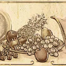 Керамическая плитка Тоскана alames бордюр 11,7x25