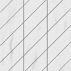 Мозаика Фальшмозаикаestima sm01 Аметис Суприм Платинум corner right белый полир. 30x60