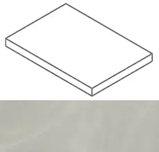 Ступени Континуум Сильвер ступ. угл.пр 33x120