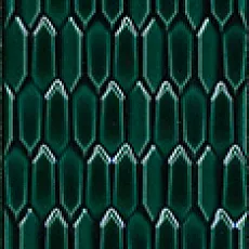 Керамическая плитка Бордюр Левада зеленый темный 7.1x40