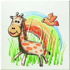 Керамическая плитка pastel Сафари 2 декор 20x20