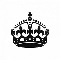 Керамическая плитка Декор Итон Корона 9,9x9,9