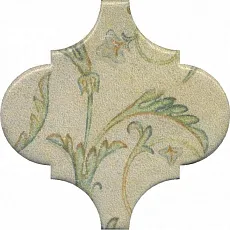 Керамическая плитка Декор Арабески котто орнамент op\a166\65000 6,5x6,5