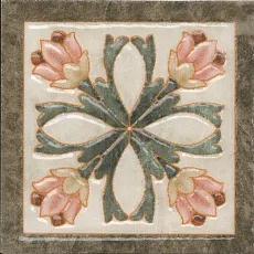 Керамогранит Вставка Лирия лаппатированная 8x8