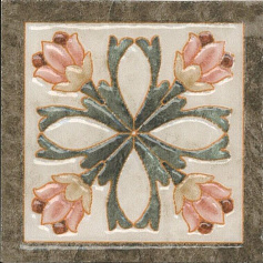 Керама Марацци Вставка Лирия лаппатированная бежевый для гостиной для дома для квартиры