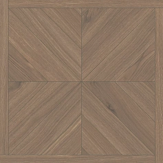 Керамогранит Декор Альберони коричневый матовый 60x60