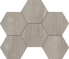 Estima Мозаика Estima SF03 Soft Wood Hexagon Grey серый серый 