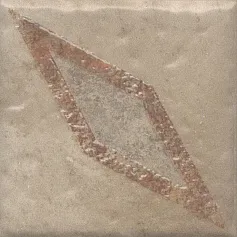 Керамическая плитка Декор kerama marazzi kmd3sta036gn Спартель 2 бежевый матовый 9.8x9.8